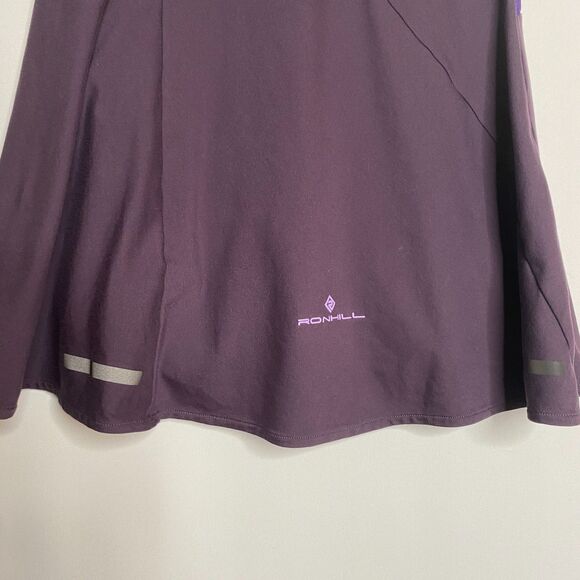 Ronhill Tech Dress Nightshade Reflective Inner Short Thigh Pocket Size Small - Picture 6 of 15